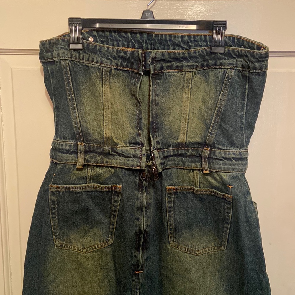 Jaded London 2-Piece Denim Dress